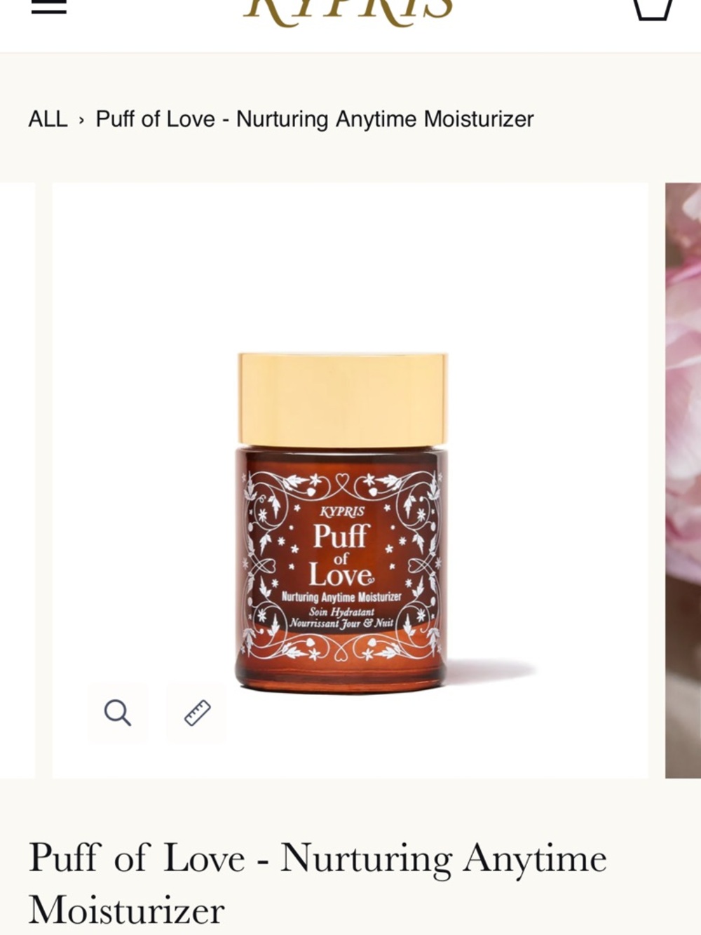 Kypris Puff of Love Nurturing Anytime Moisturizer